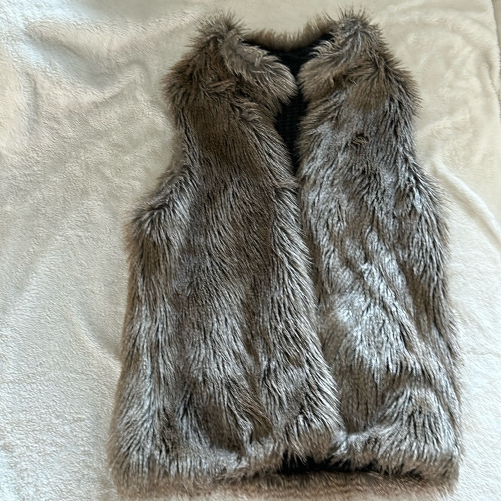 Aqua Fur Vest